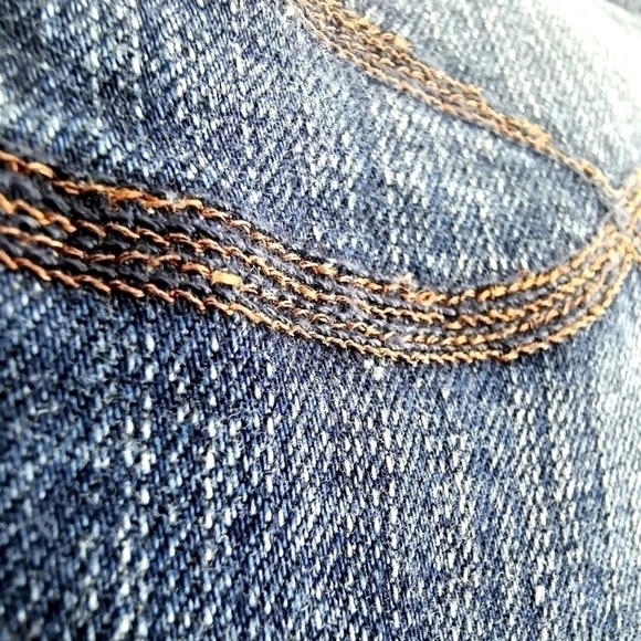 Torrid Women's 16S Mid Slim Boot Cut Blue Heart - Picture 15 of 16